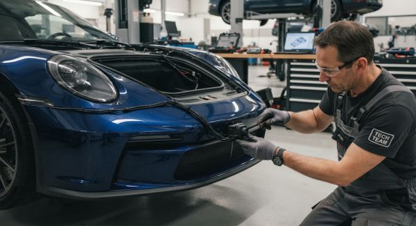 Comment installer un système de détection de glace sur une voiture de sport?